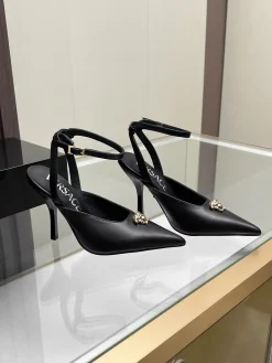 VERSACE Pumps & Heels Leather (Black-Gold) EU35-42 B0020260603356599