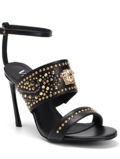 VERSACE Pumps & Heels Leather (Black-Gold) EU35-42 B10202606033569109