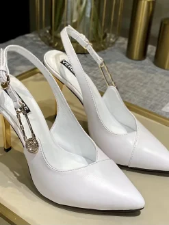 Alternative view of VERSACE Pumps & Heels Leather (White-Gold) EU35-42 A9020260603358199