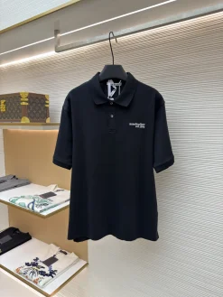 ACNE STUDIOS Shirts & Polos Pique Cotton (Black) S-XL A25202607120642