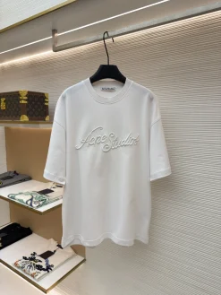 ACNE STUDIOS T-shirts & Vests Pique Cotton (White) S-XL A20202607120701