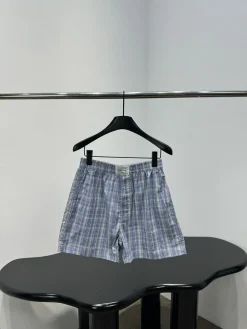 ACNE STUDIOS Trousers & Shorts Cotton (Blue-White) S-L B30202607050018