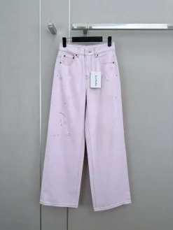 ACNE STUDIOS Trousers & Shorts Denim (Pink) S-L A95202607050022