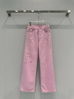ACNE STUDIOS Trousers & Shorts Denim (Pink) S-M-L B30202607050024