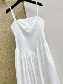 Alternative view of ALEXANDER MCQUEEN Skirts & Dresses Cotton (White) S-L C15202607051886