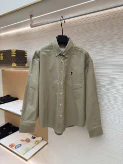 AMI Shirts & Polos Cotton (Khaki) 37-40 B00202607120655