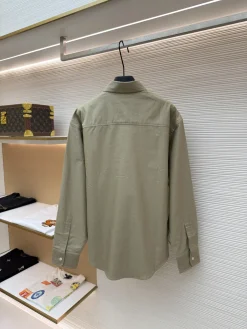 Alternative view of AMI Shirts & Polos Cotton (Khaki) 37-40 B00202607120655