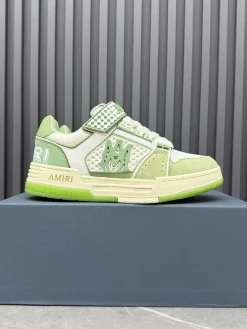 AMIRI Sneakers & Trainers Suede Leather Mesh (White-Green) EU35-46 C30202607050005