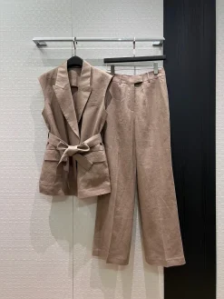 BALENCIAGA Suits Linen (Brown) S-L B85202607051627