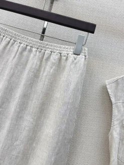 Alternative view of BALENCIAGA Suits Linen (Light Gray) S-L C55202607052138