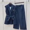 BALENCIAGA Suits Linen (Navy) S-L C15202607051889