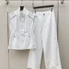BALENCIAGA Suits Linen (White) S-L B75202607051512