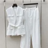 BALENCIAGA Suits Linen (White) S-L C65202607052195