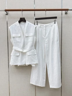 BALENCIAGA Suits Linen (White) S-L C65202607052195