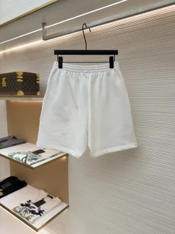 Alternative view of BALENCIAGA Trousers & Shorts Cotton Fleece (White-Blue) S-XL A45202607120630