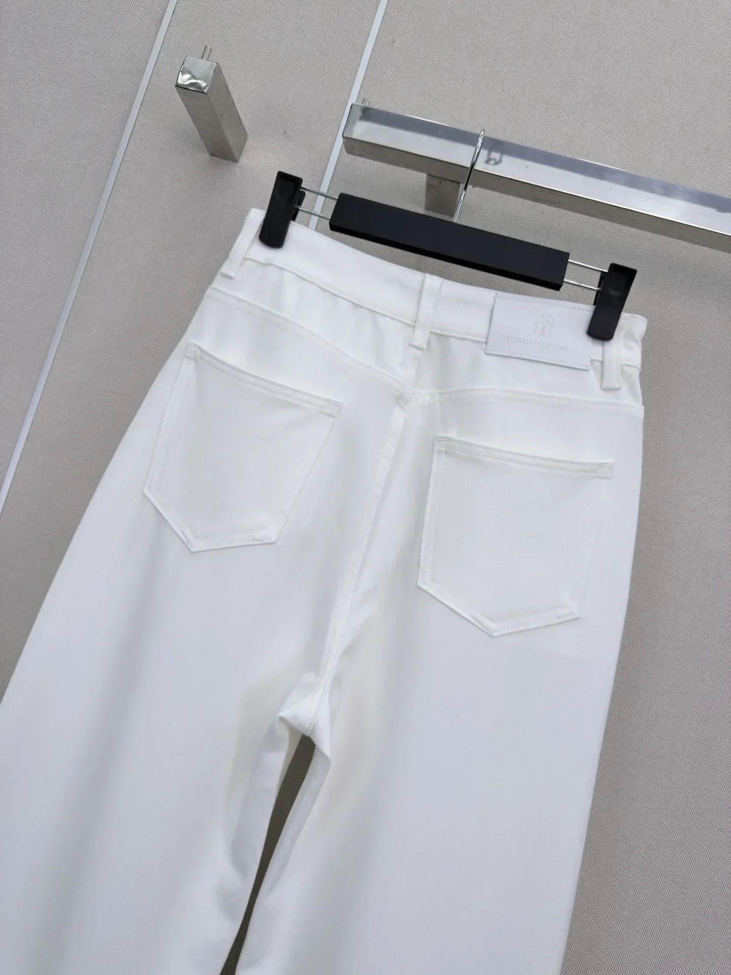 BALENCIAGA Trousers & Shorts Cotton (White) S-L A85202607050094 - Image 8