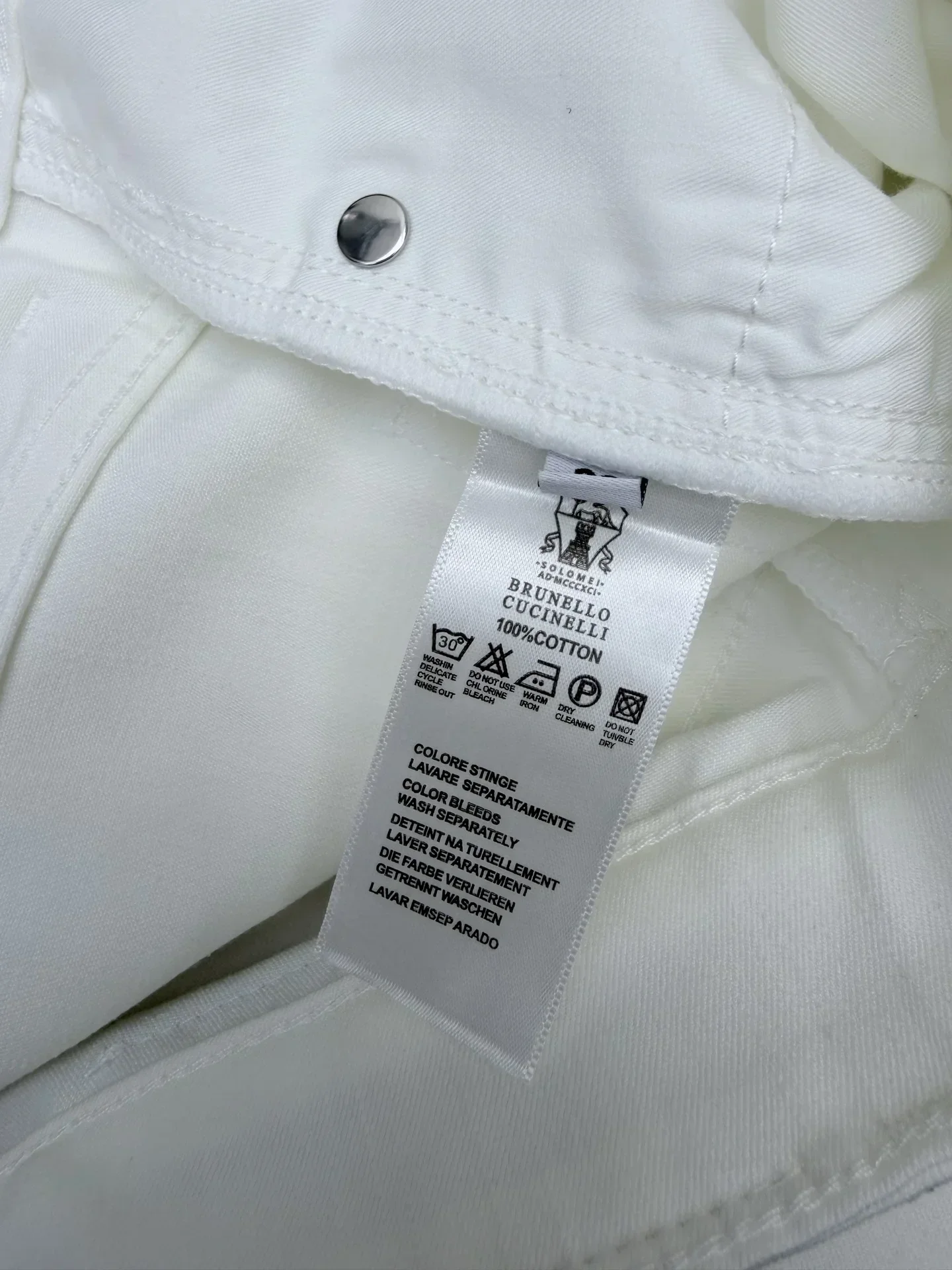 BALENCIAGA Trousers & Shorts Cotton (White) S-L A85202607050094 - Image 9