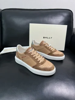 BALLY Sneakers & Trainers Calf Leather (Brown-White-Silver) EU39-44 C90202607050085