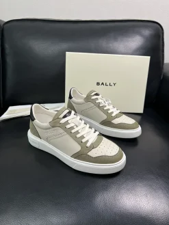 BALLY Sneakers & Trainers Calf Leather (White-Green-Black) EU39-44 C90202607050084