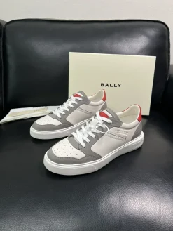 Alternative view of BALLY Sneakers & Trainers Calf Leather (White-Grey-Red) EU39-44 C90202607050083