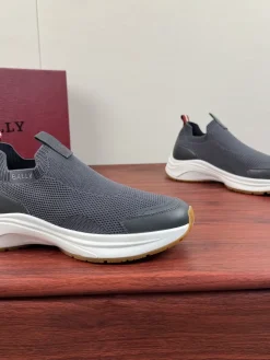 BALLY Sneakers & Trainers Knit Leather (Gray-White-Brown) EU39-44 C50202607050080