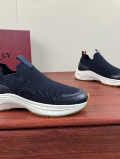 BALLY Sneakers & Trainers Knit Leather (Navy-White-Brown) EU39-44 C50202607050081