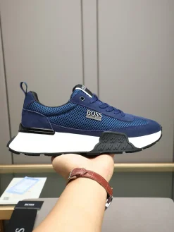 BOSS Sneakers & Trainers Calfskin Mesh (Blue-White-Black) EU38-45 B20202607050884