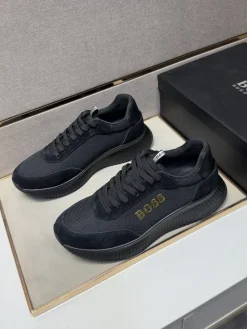 Alternative view of BOSS Sneakers & Trainers Mesh Suede (Black) EU38-44 B10202607050091