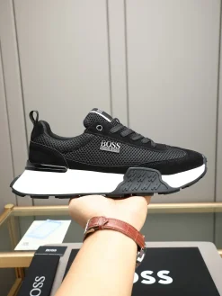 BOSS Sneakers & Trainers Mesh Suede (Black-White) EU38-44 B20202607050883