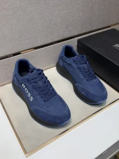 BOSS Sneakers & Trainers Suede Mesh (Blue-Black) EU38-44 B10202607050093