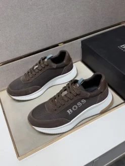 Alternative view of BOSS Sneakers & Trainers Suede-Mesh (Brown-White) EU38-44 B10202607050094