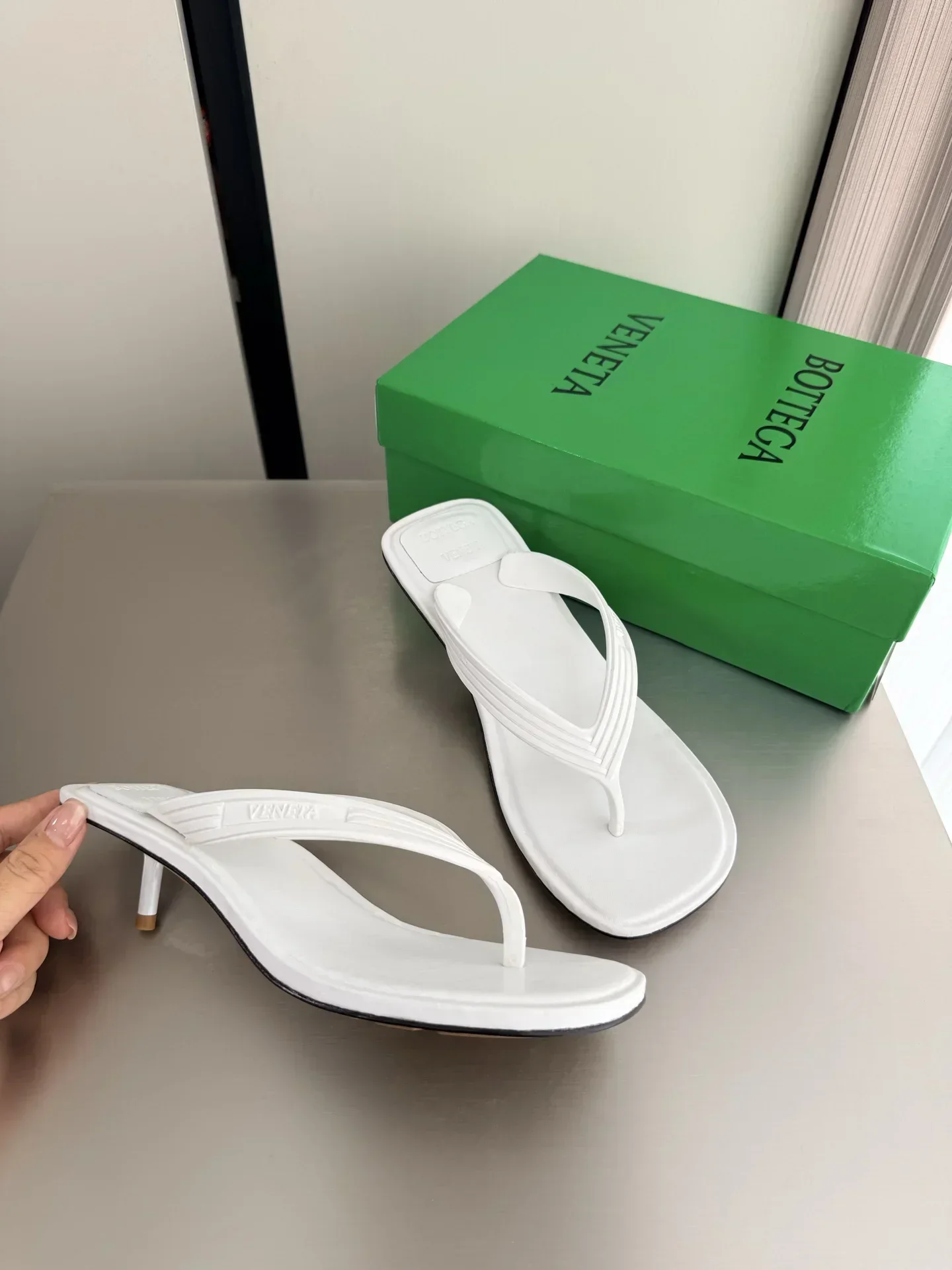 BOTTEGA VENETA Sandals & Mules Rubber (White) EU35-40 B80202607050116