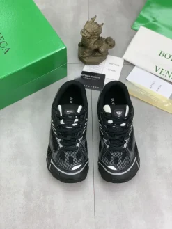 Alternative view of BOTTEGA VENETA Sneakers & Trainers Mesh-Rubber (Black-Grey-White) B40202607051017