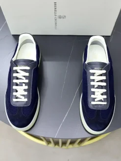 BRUNELLO CUCINELLI Sneakers & Trainers Suede Knit (Navy-White) EU39-44 B90202607051451