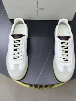 BRUNELLO CUCINELLI Sneakers & Trainers Suede Leather (White-Brown) EU39-44 B90202607051449