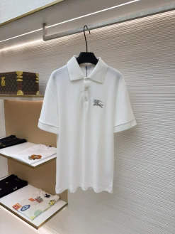 BURBERRY Shirts & Polos Pique Cotton (White) S-XL A60202607120637