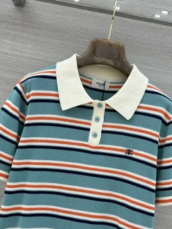 Alternative view of CELINE Clothing Knit (Blue-Orange-White-Black) M B05202607050773