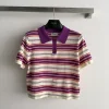 CELINE Shirts & Polos Knit (Purple-Red-White) S-L B30202607050140