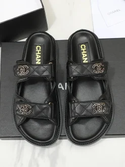 Alternative view of CELINE Slides & Slippers Lambskin (Black) EU35-40 B20202607050892