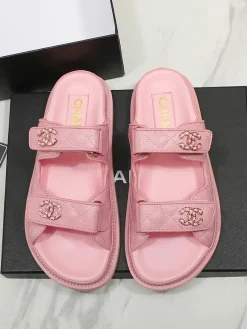 Alternative view of CELINE Slides & Slippers Lambskin (Pink) EU35-40 B20202607050899