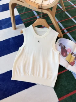 CELINE Sweaters & Knitwear Wool Blend (White) S-L B65202607050154