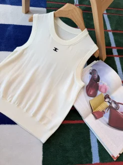 Alternative view of CELINE Sweaters & Knitwear Wool Blend (White) S-L B65202607050154