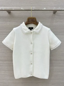 CHANEL Clothing Knit (White) 36-40 C05202607051801