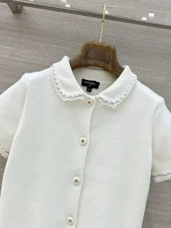 Alternative view of CHANEL Clothing Knit (White) 36-40 C05202607051801