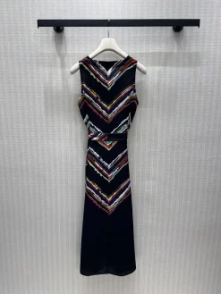 Alternative view of CHANEL Clothing Satin (Black-Red-Blue-Yellow-White-Brown) 36-40 C35202607052061