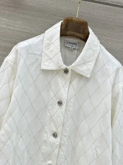 Alternative view of CHANEL Coats & Jackets Cotton (White) S C00202607051751