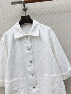 Alternative view of CHANEL Coats & Jackets Cotton (White) S-L C05202607050177