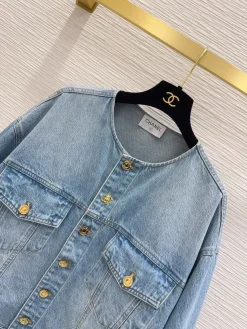 Alternative view of CHANEL Coats & Jackets Denim (Light Blue) S-M-L C05202607050179