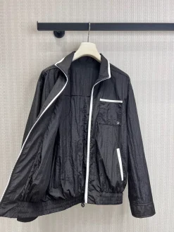 Alternative view of CHANEL Coats & Jackets Nylon (Black-White) S-M-L C35202607050181