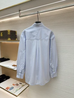 Alternative view of CHANEL Shirts & Polos Cotton Poplin (Light Blue-White) 36-40 C25202607120014
